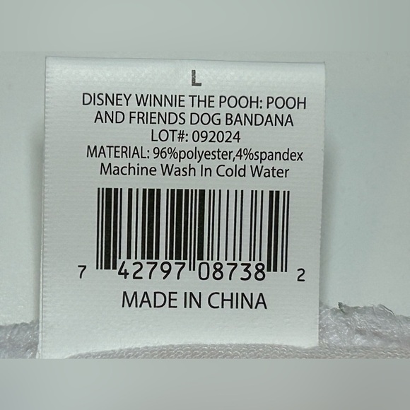Dog Pet Bandana DISNEY Winnie the Pooh Pooh and Friends NEW - Picture 6 of 6
